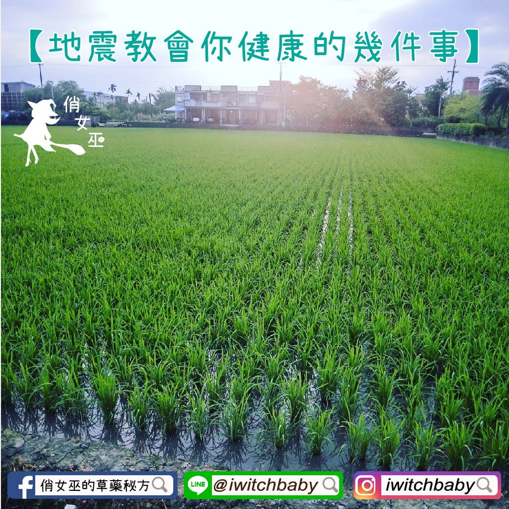 地震教會你健康的幾件事